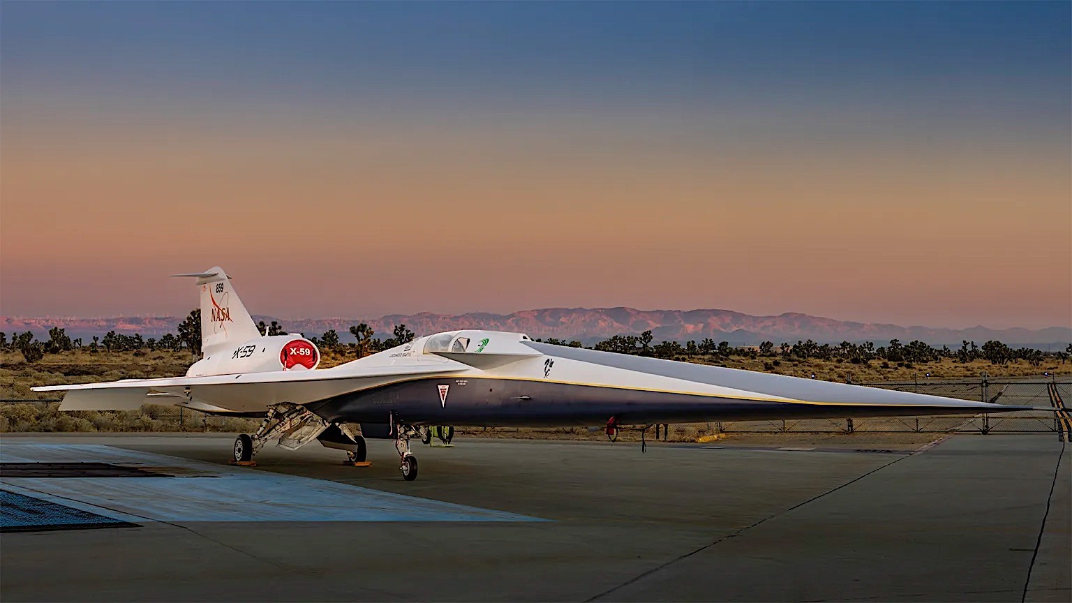 NASA's Quiet Supersonic X-59 Aircraft