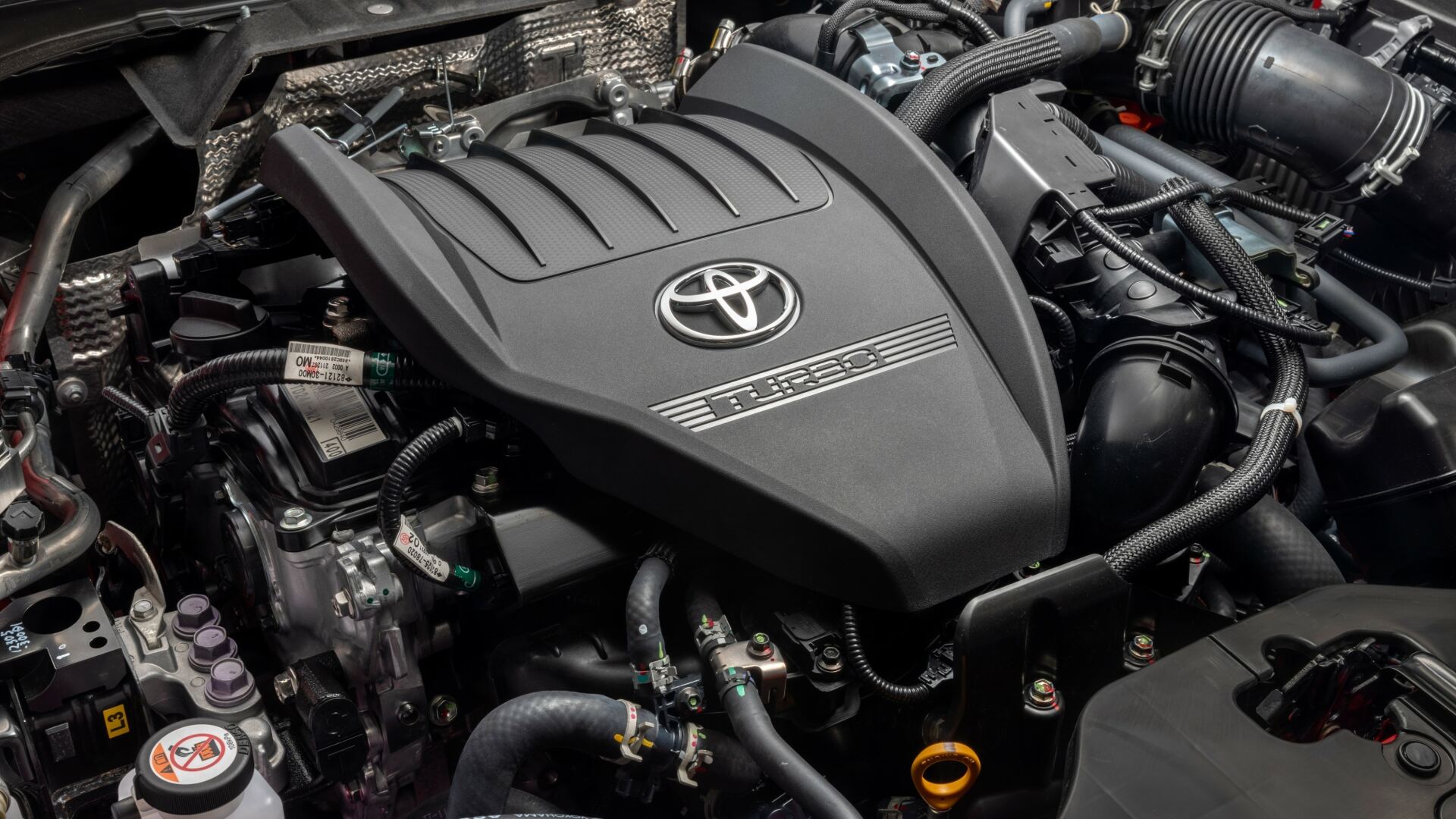 The 2.4-L Turbo Hybrid Engine With Rear eAxle For 340 HP And 400 lb-ft. Of Torque Of The 2025 Toyota Crown Nightshade (Credits Toyota Newsroom)