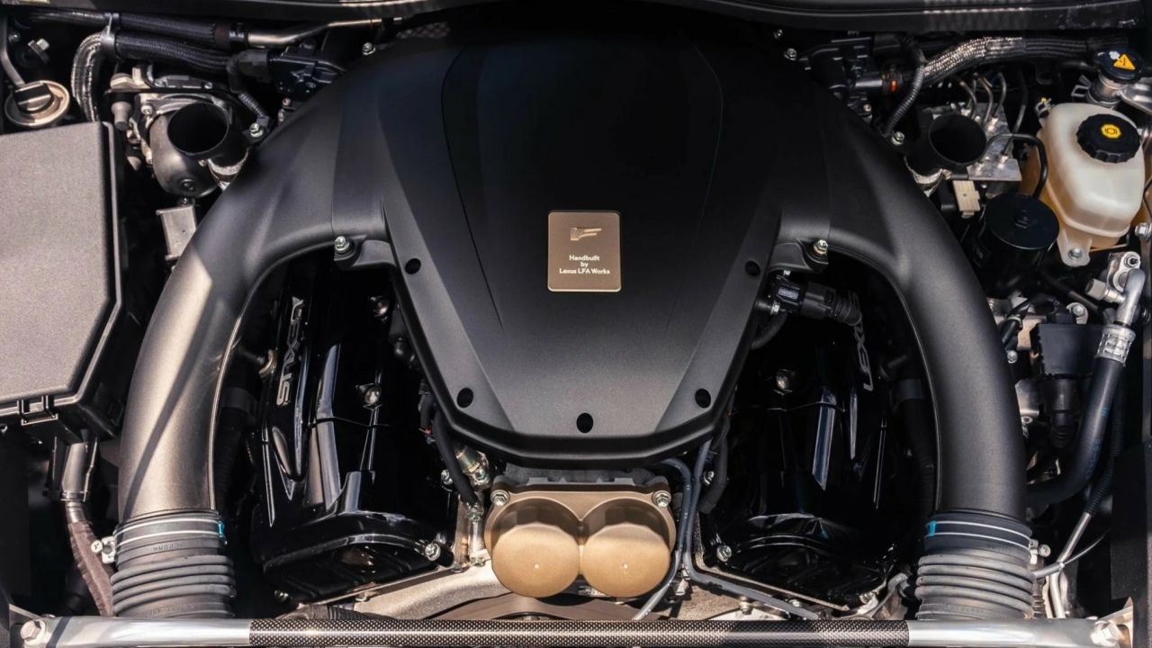 The 4.8-liter 1LR-GUE V10 Engine Of The 2012 Lexus LFA (Credits Bring a Trailer)