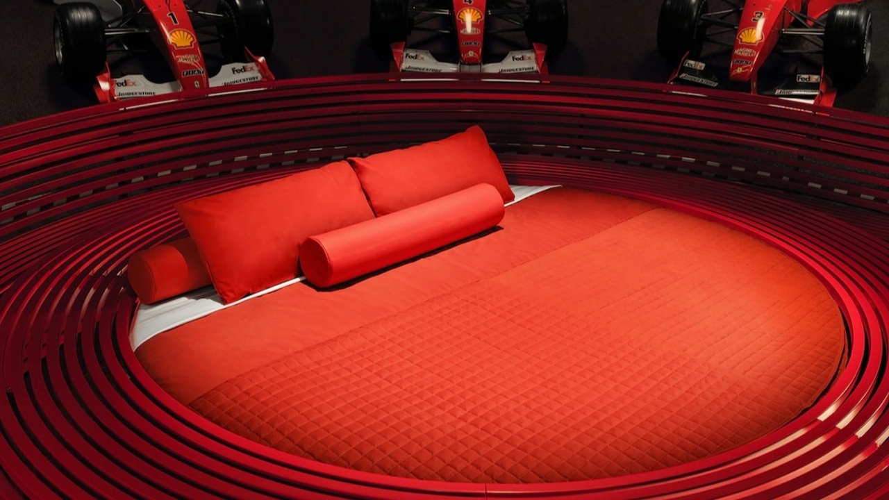 The Bedroom At The Ferrari Museum Airbnb Room (Credits Airbnb)