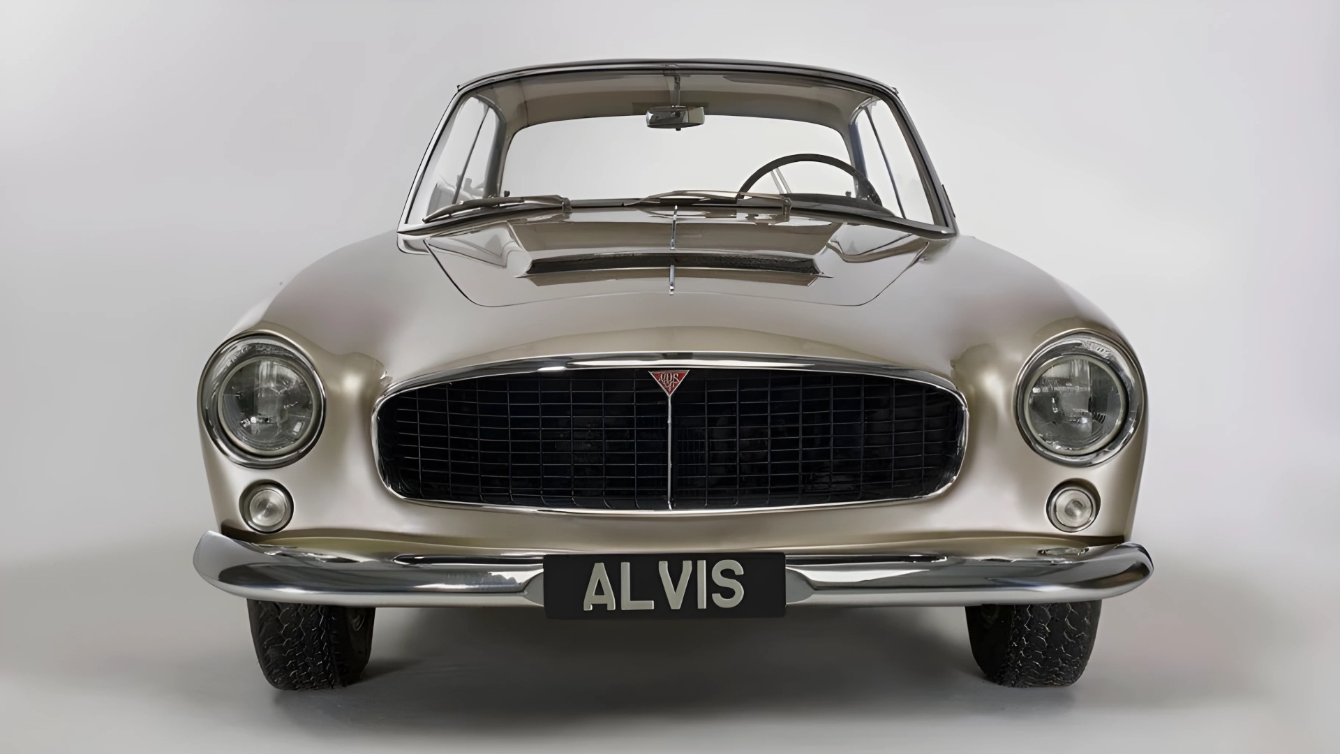 The Front Profile Of The Alvis Graber Super Coupe
