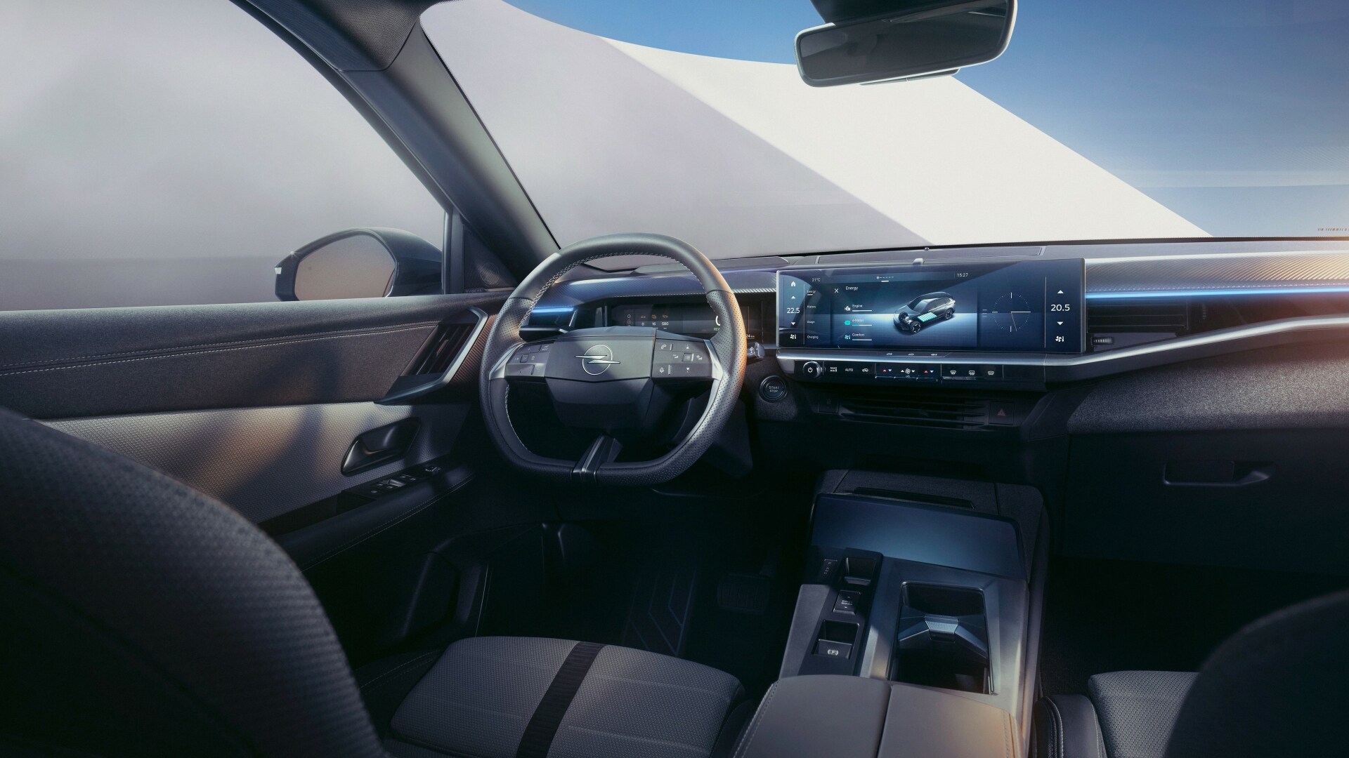 The Interior, Steering, Dashboard, And Central Console Of The New 2024 Opel Grandland (Credits Stellanis)