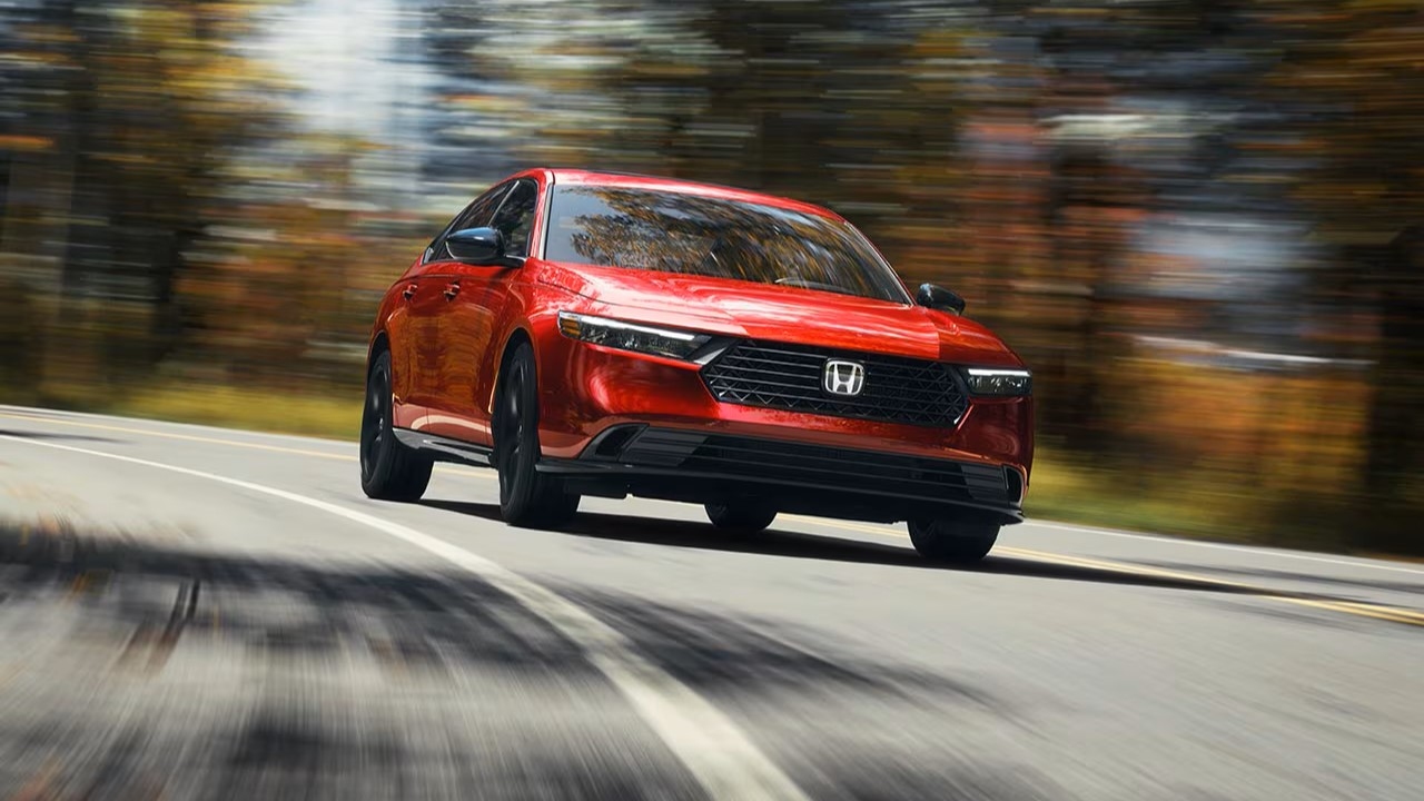 The New 2024 Honda Accord - Exterior Shade Radiant Red Mettalic (Credits Honda Automobiles)