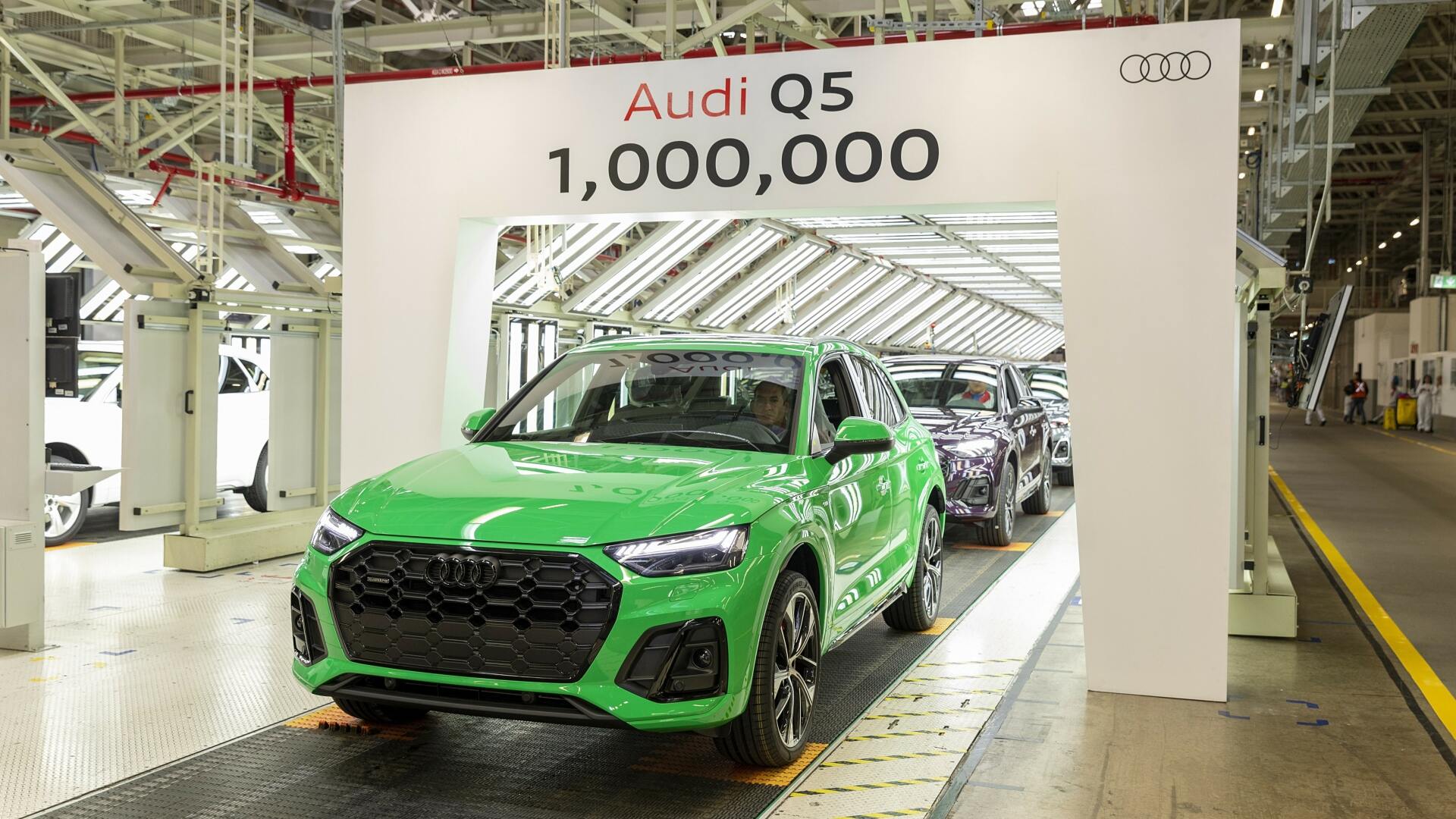 The One-Millionth Q5 Rolling off The Assembly Line (Credits Audi Media Center)
