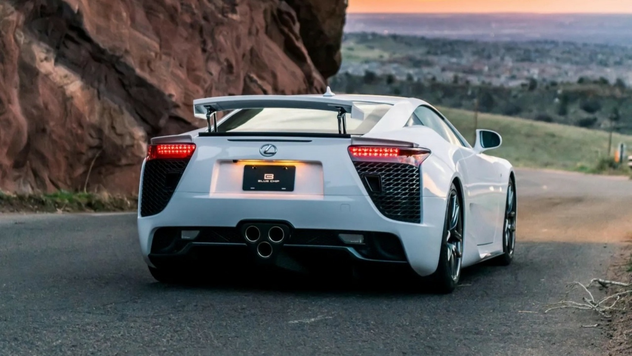 The Rear And Side Profiles Of The 2012 Lexus LFA (Credits Bring a Trailer)
