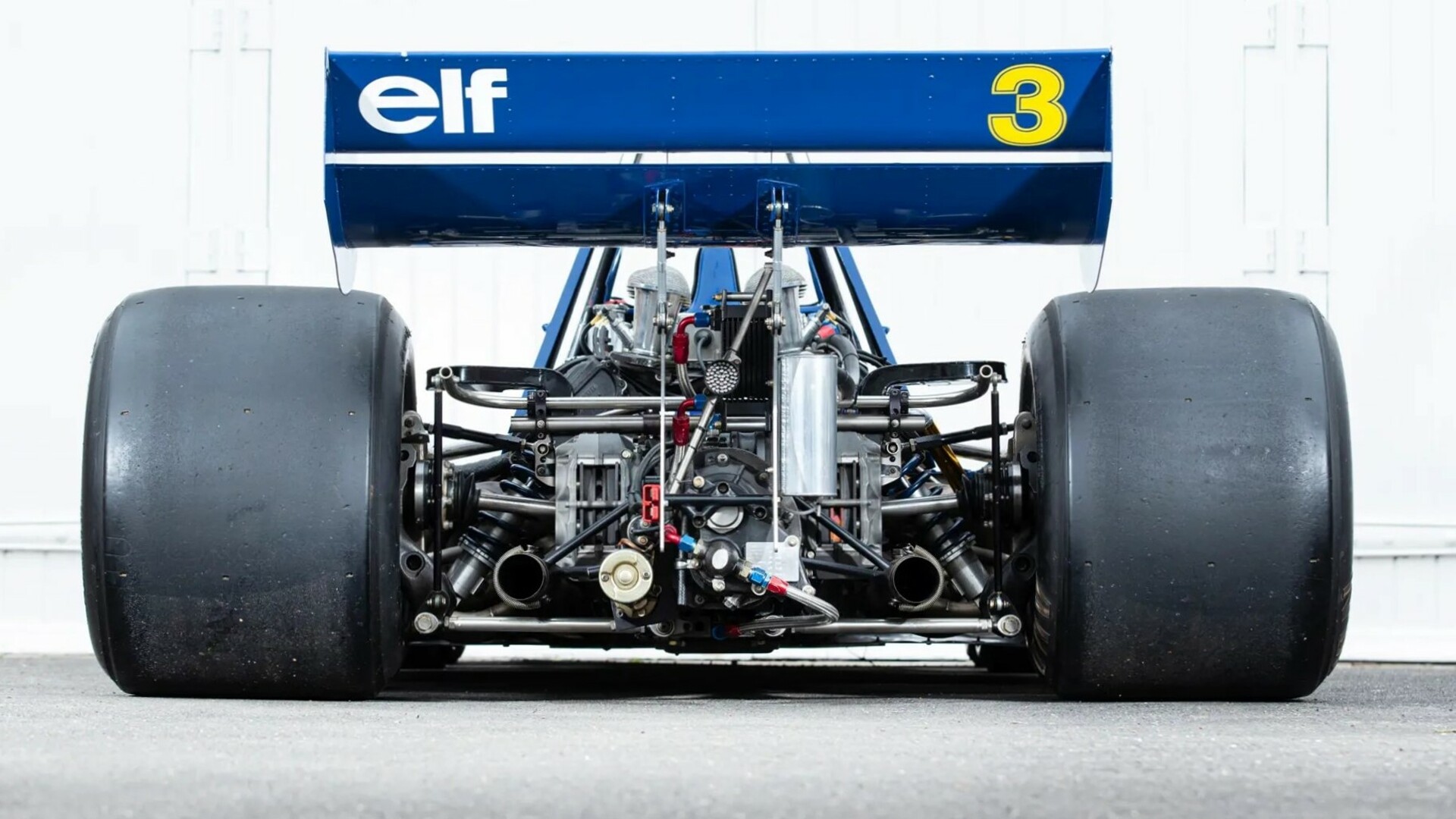 The Rear Profile Of The 1977 Six-Wheeled Tyrrell P34