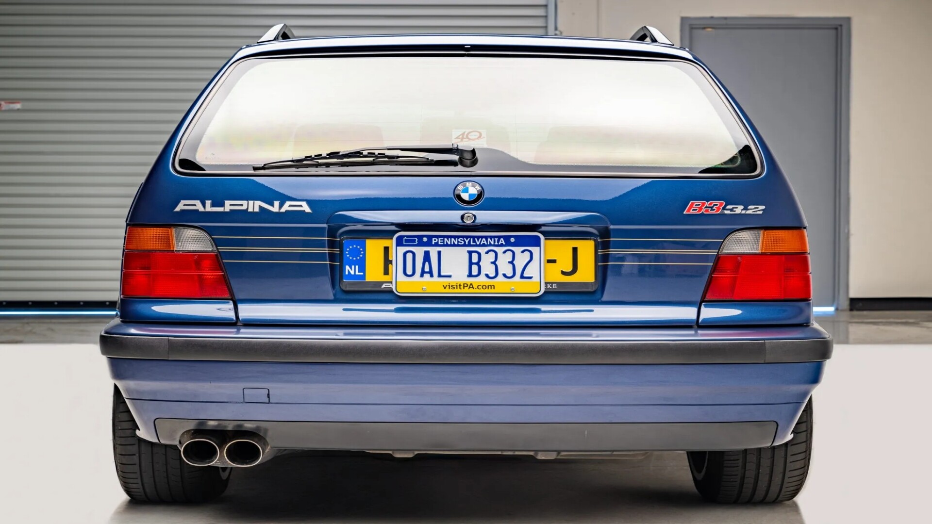 The Rear Profile Of The 1996 BMW Alpina