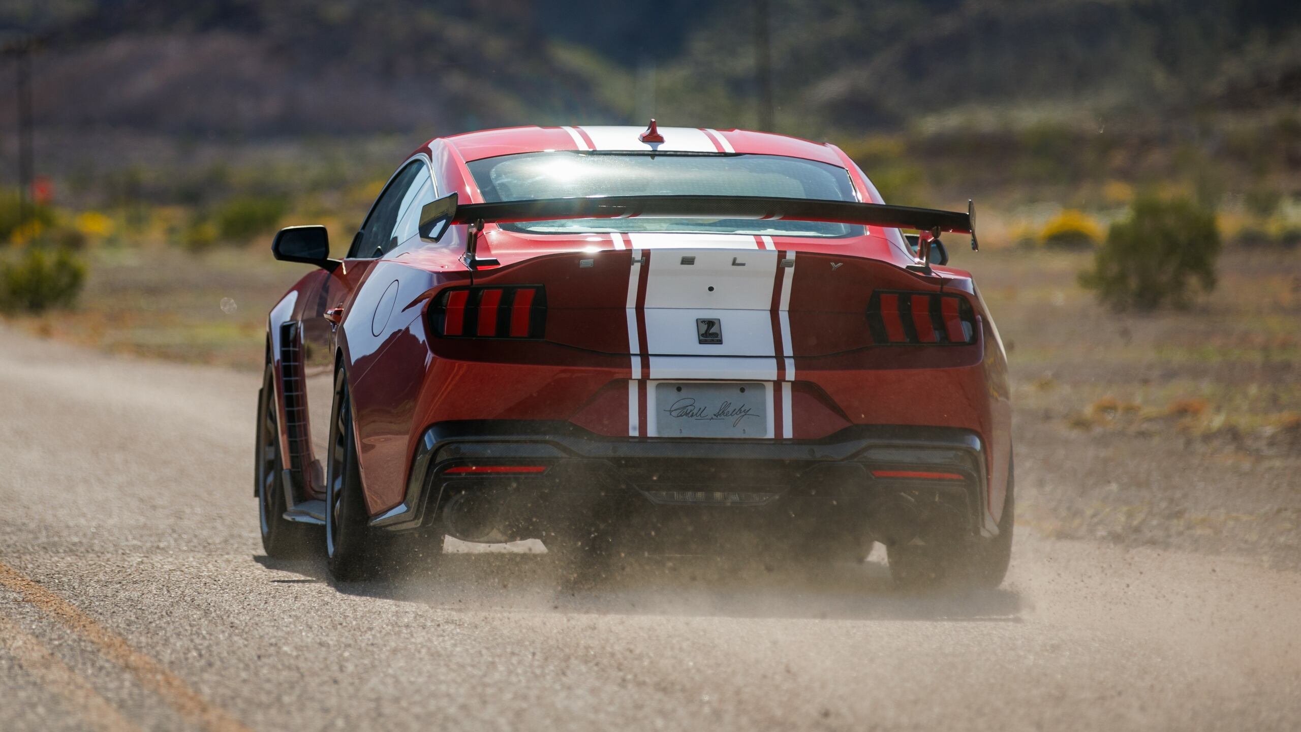 The Rear Profile Of The 2024 Shelby Super Snake