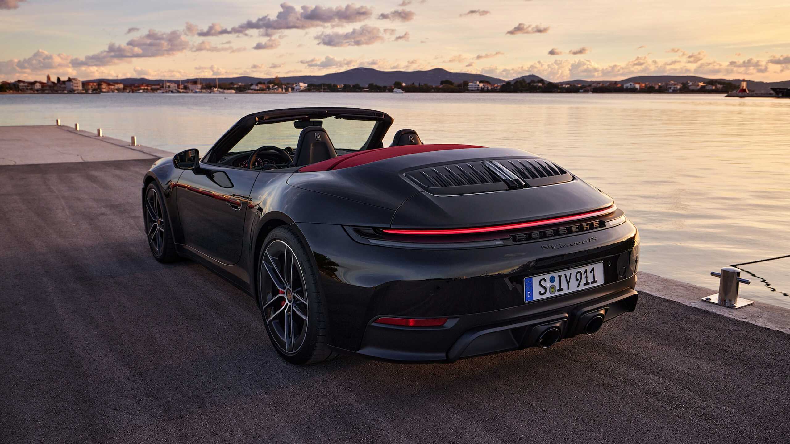 The Rear Profile Of The 911 Carrera GTS Cabriolet
