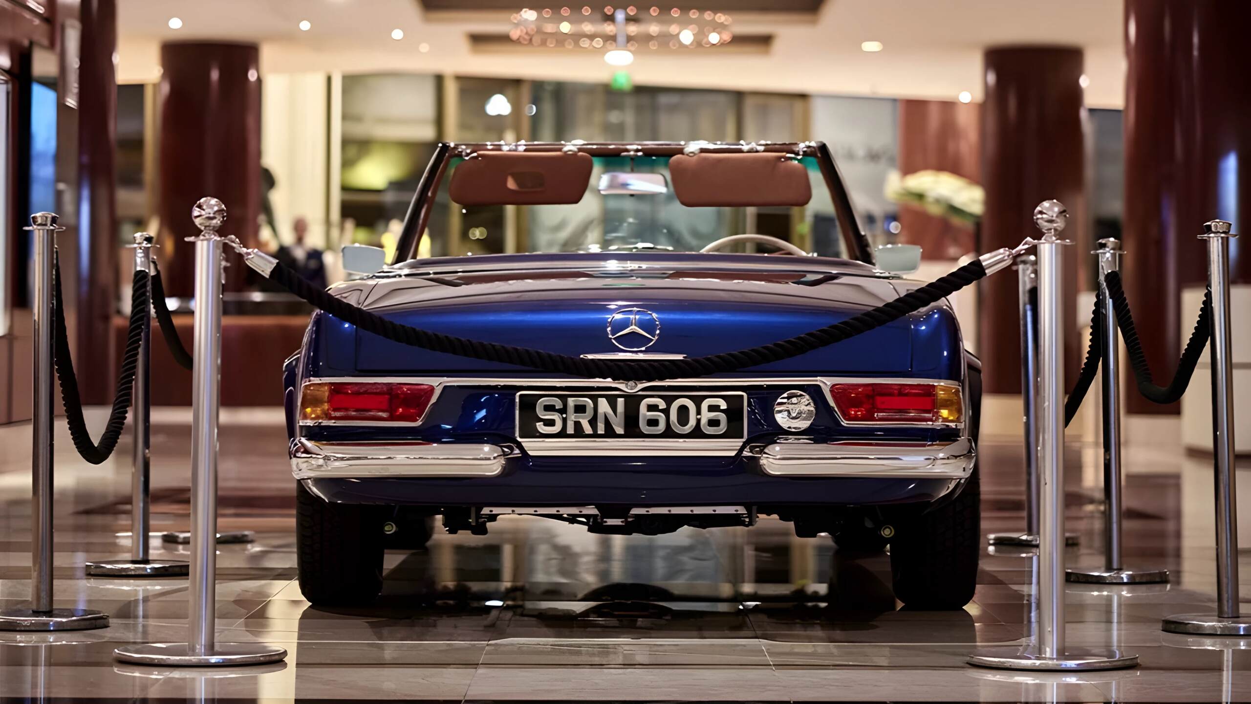 The Rear Profile Of The Everrati Electric Mercedes-Benz SL ‘Pagoda'