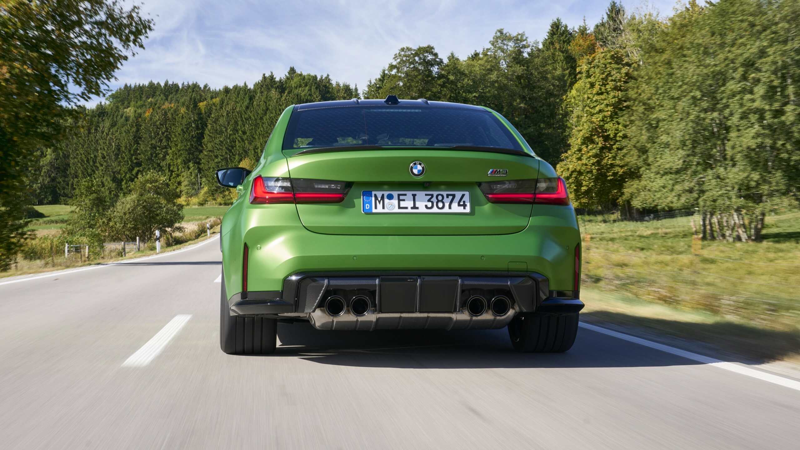 The Rear Profile Of The New BMW M3
