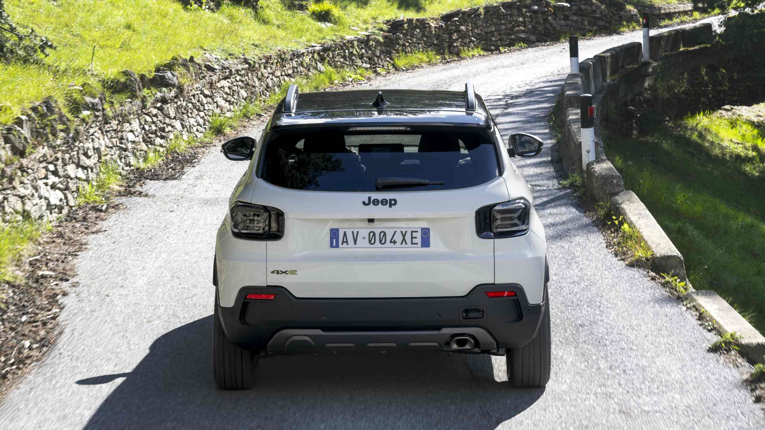 The Rear Profile Of The New Jeep Avenger 4xe