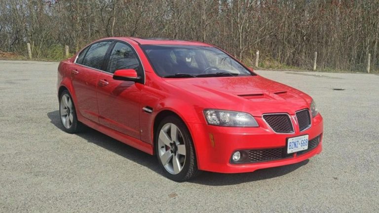 This Liquid Red Piece Of Pontiac G8 GT History Spotted On The Action Block