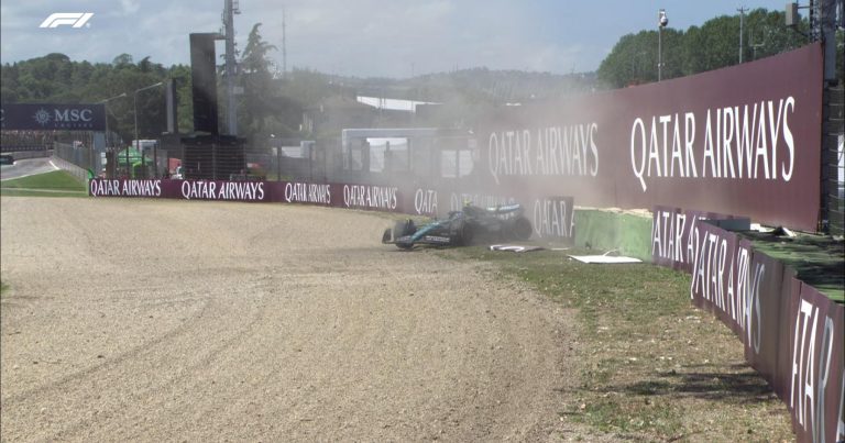 Alonso and Perez Crash in FP3 as McLaren Emerges Fastest at Imola