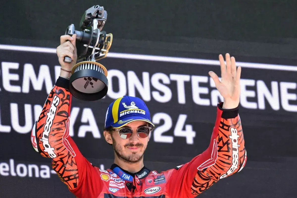 Bagnaia Wins Catalan GP with Martin and Marquez on Podium