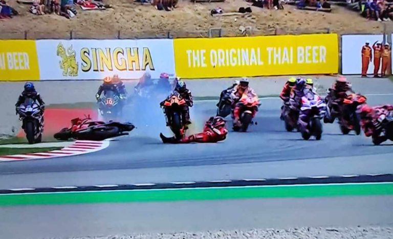 Barcelona MotoGP Sprint: Bagnaia's Regrettable Crash