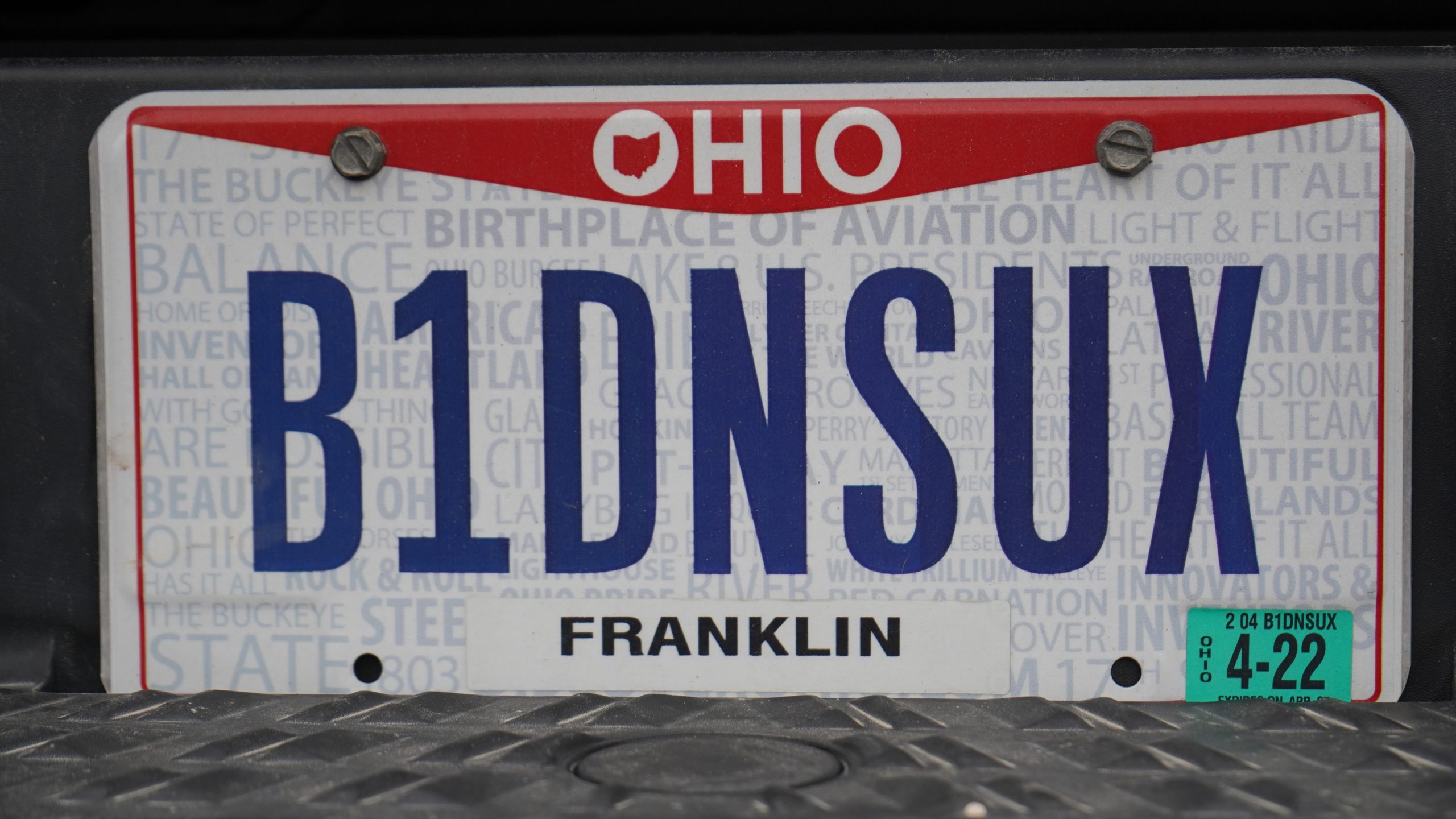 Man Sues Over Rejection of Anti-Biden Vanity Plate, Citing Hurt Feelings