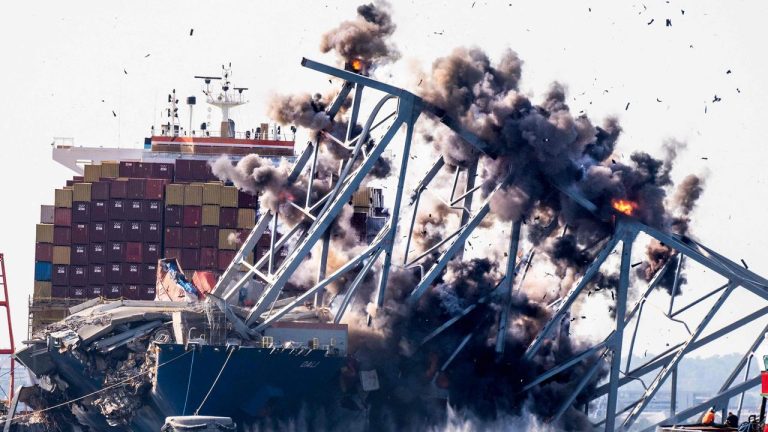 Baltimore Bridge Blast: A Spectacular Display of Demolition