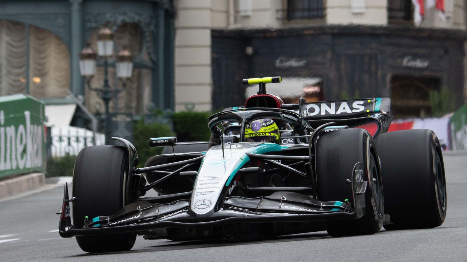 Red-Flagged Session Sees Hamilton on Top in Monaco Practice