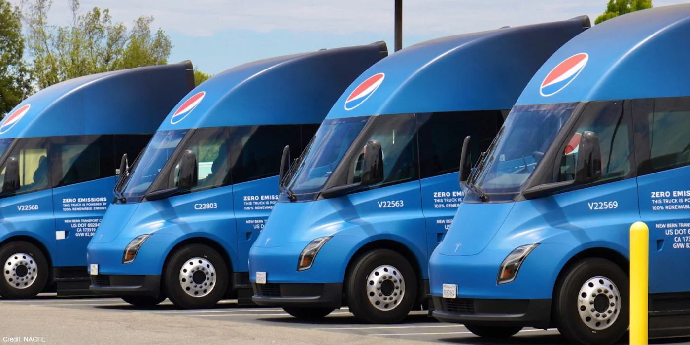 Tesla Semis and Ford Vans to Join PepsiCo's Growing Electric Vehicle Fleet in California