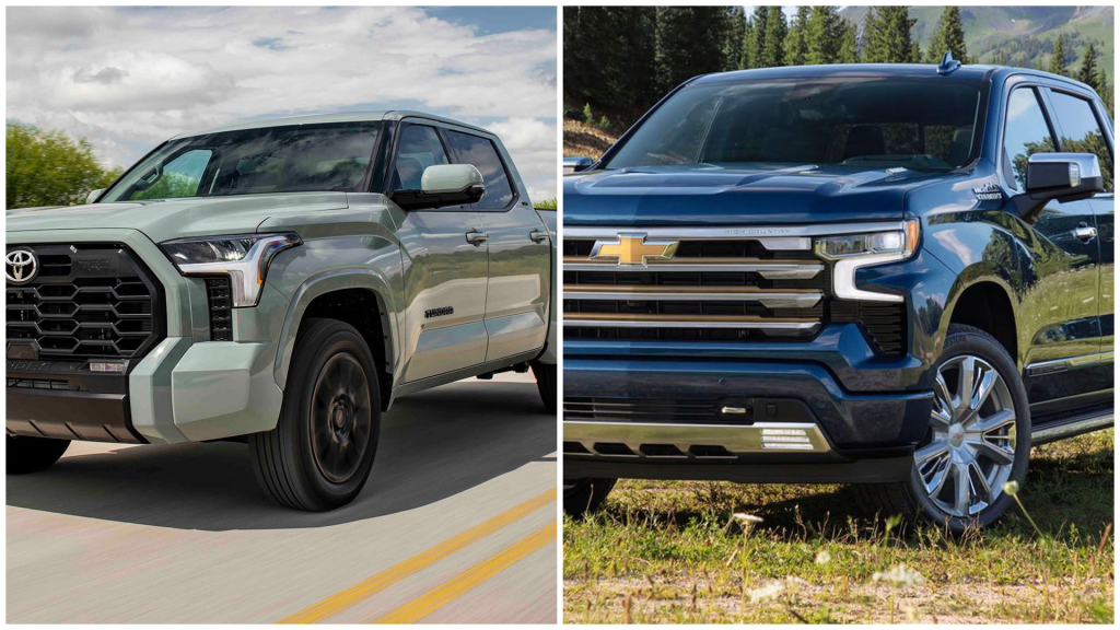 Comparison Between 2024 Chevrolet Silverado and 2024 Toyota Tundra A