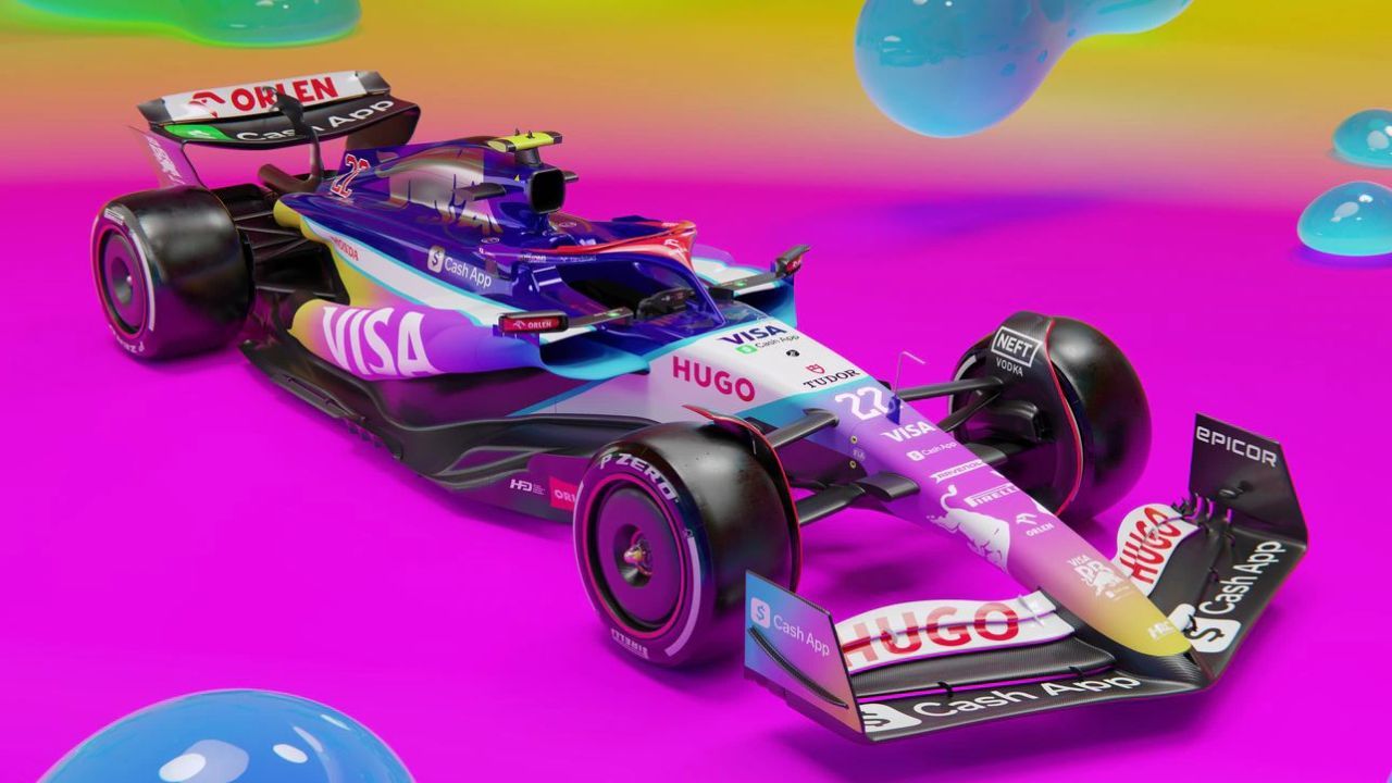 Red Bull Racing's F1 Miami GP Entry Debuts Vibrant 'Chameleon' Livery
