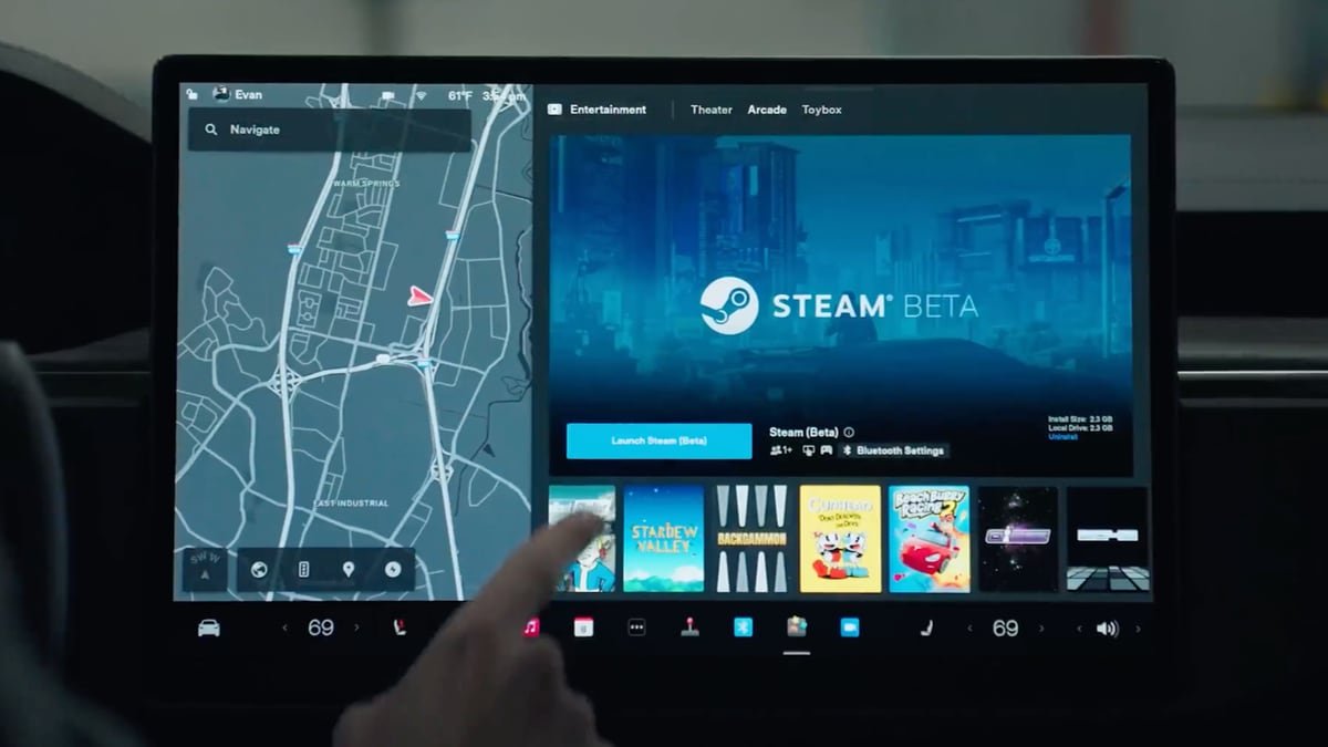 Tesla Discontinues Steam Game Feature in New Models