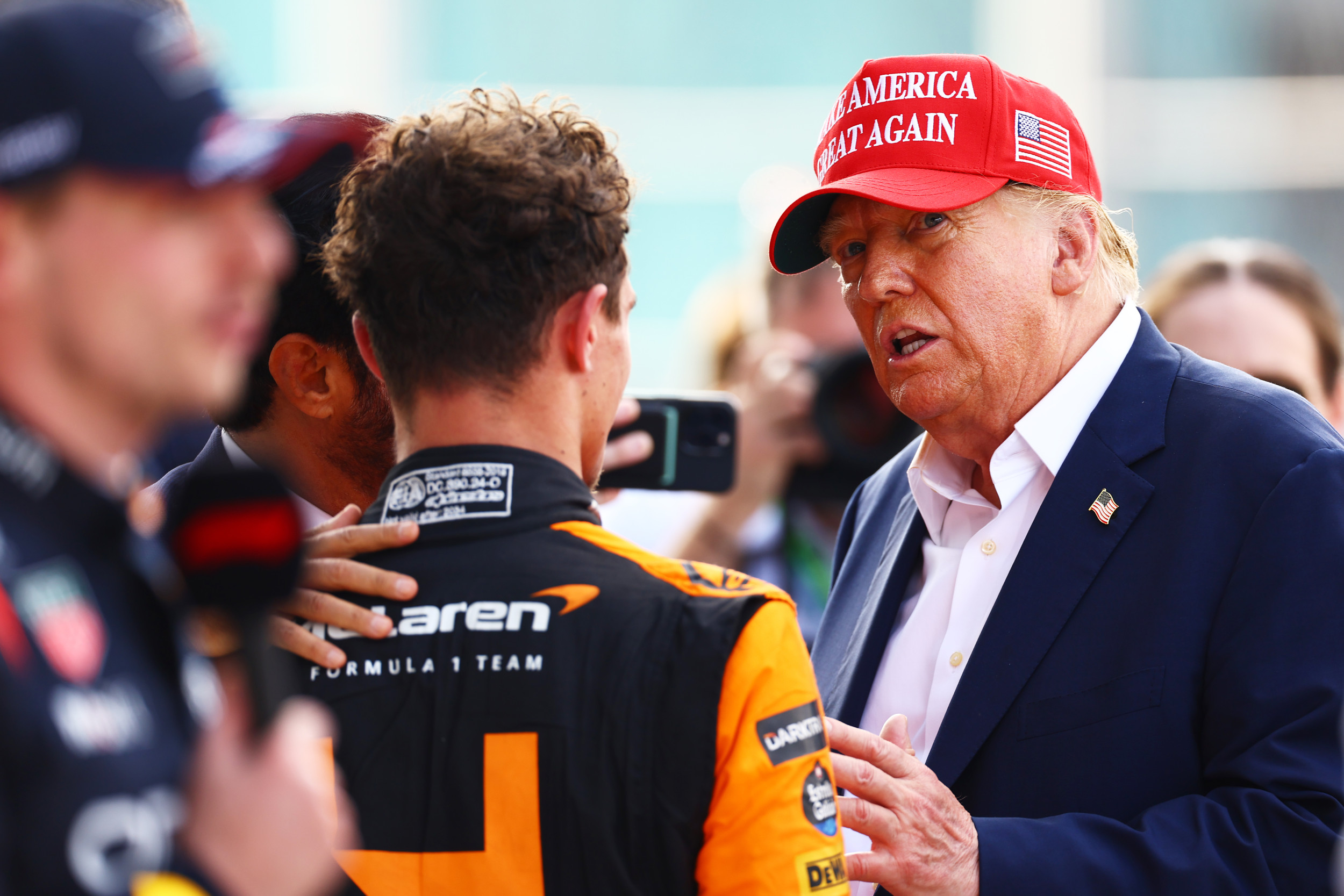 Trump Makes Appearance at Miami Grand Prix as Guest of McLaren