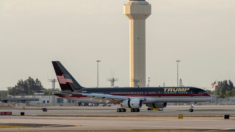 Trump's Boeing 757 Hits Parked Plane Causing Incident at Airport