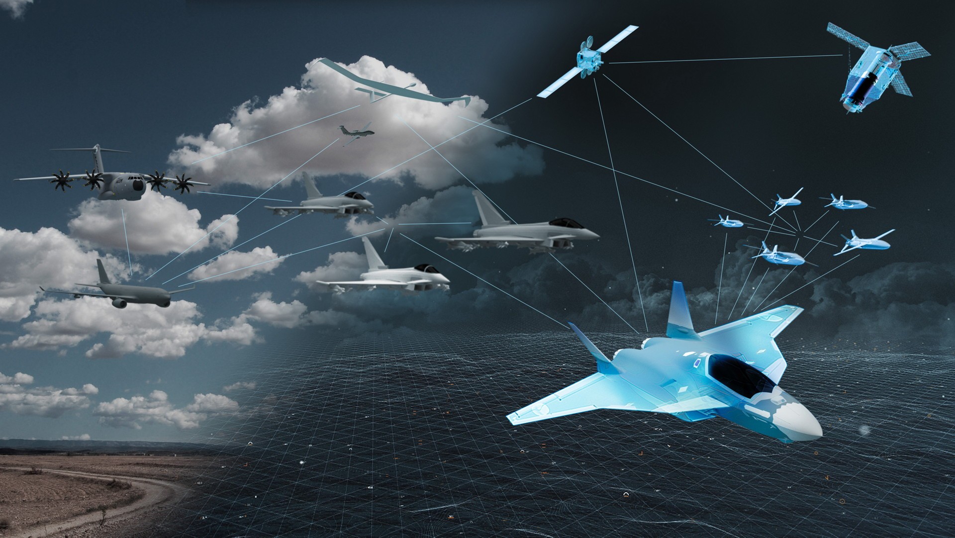 Airbus Shows Concept Wingman Drone for Europe's Future Combat Air System