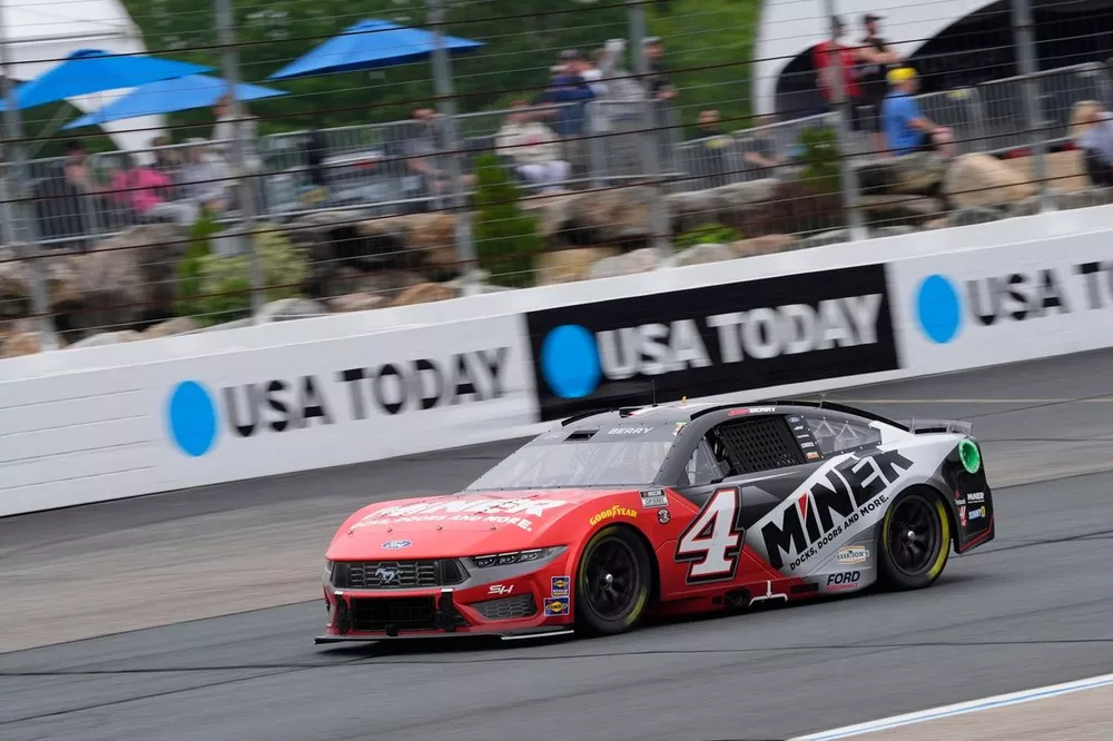 Josh Berry Shines on Wet Tires