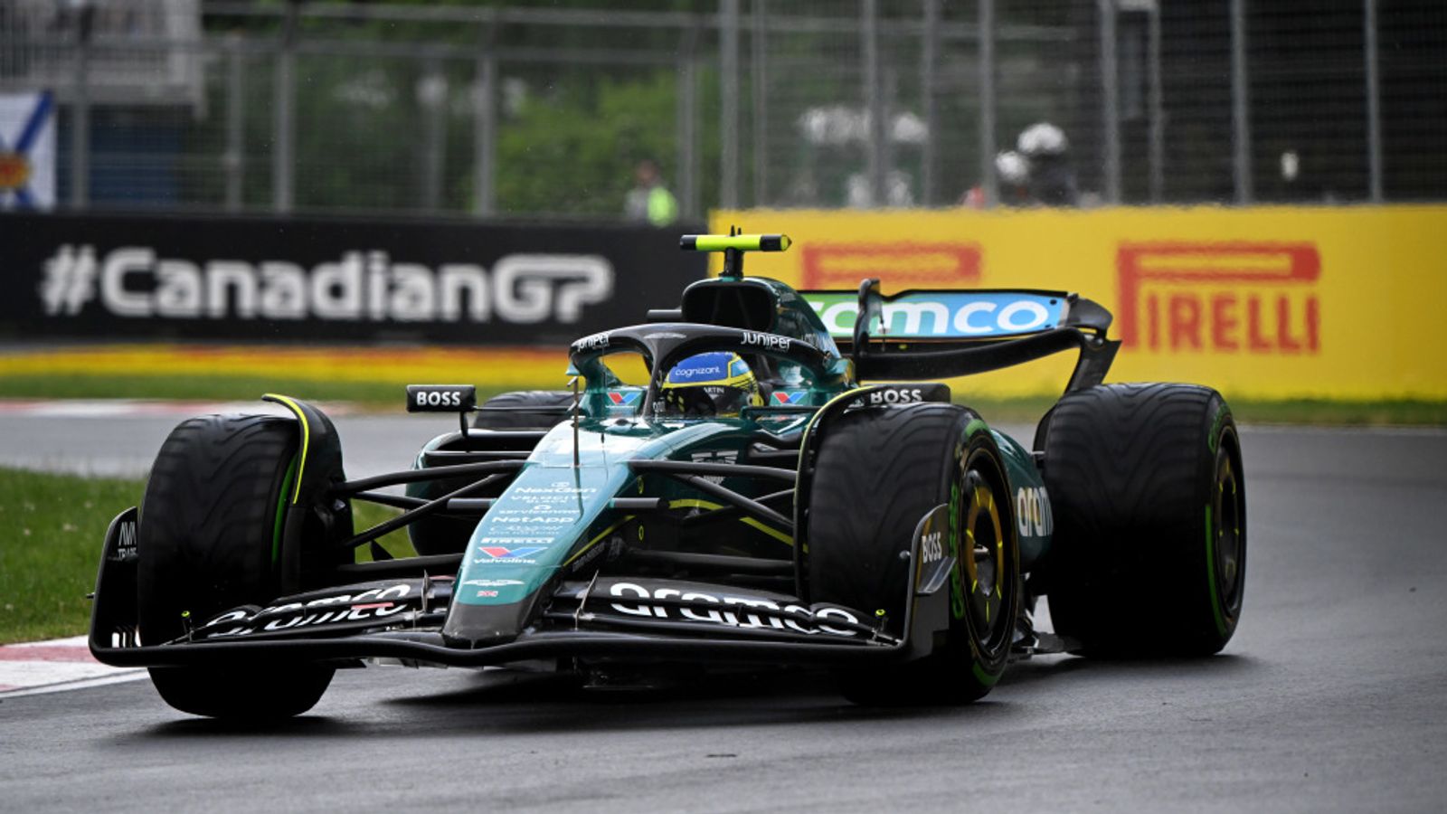 Fernando Alonso Leads FP2 as Rain Dampens Canadian Grand Prix