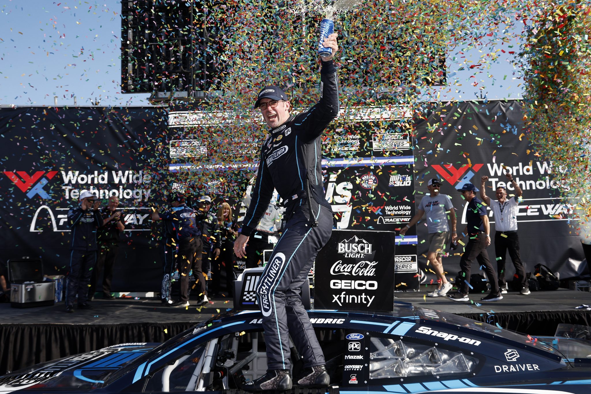Cindric Seizes Victory as Blaney's Fuel Runs Dry at Gateway NASCAR Cup