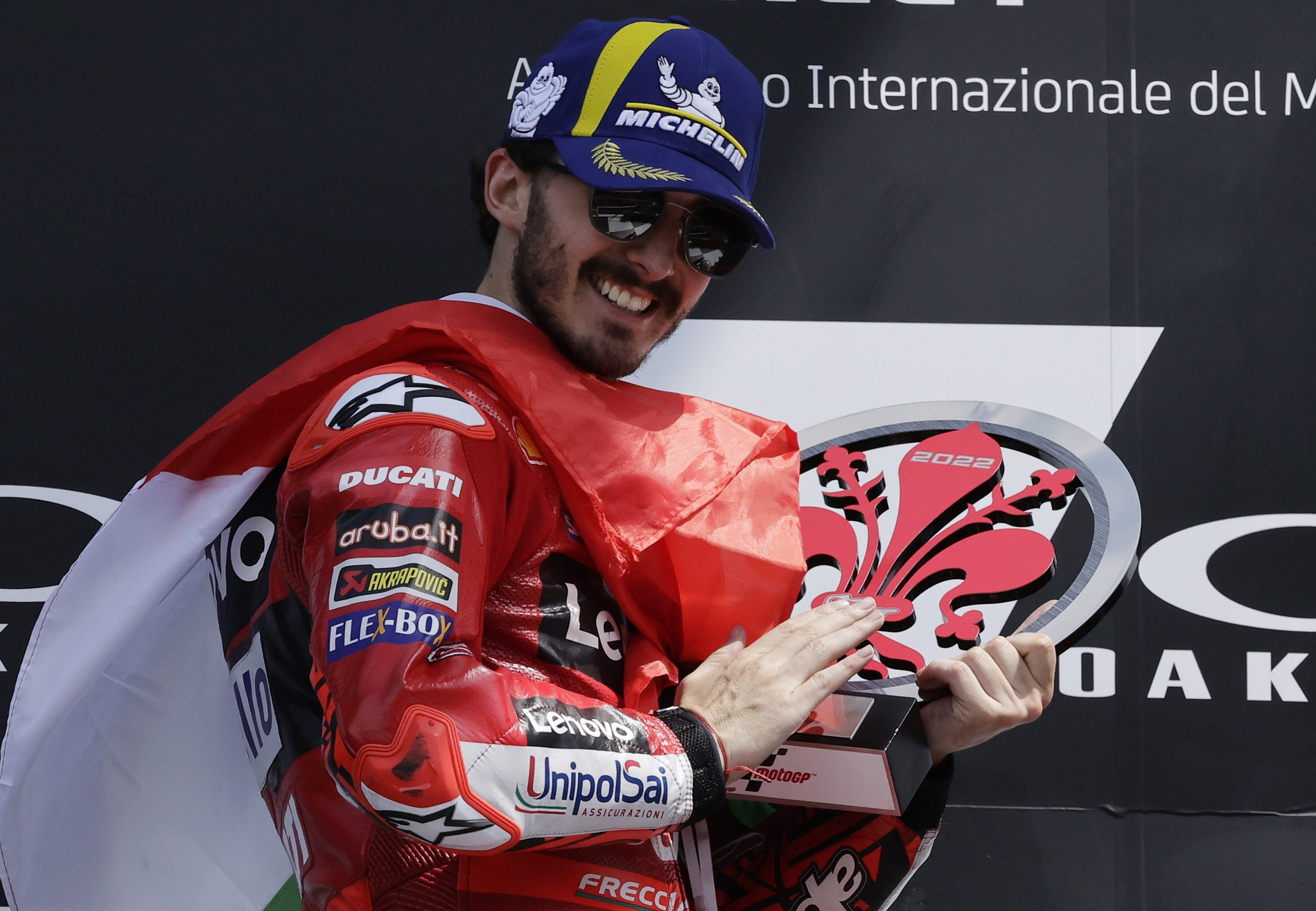 Bagnaia Leads Second Practice at MotoGP Italian GP, Rins Close Behind