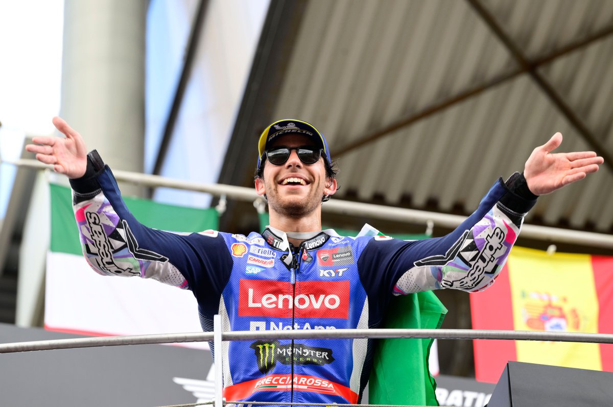 Amid Ducati Uncertainty Bastianini Celebrates Special Mugello Result