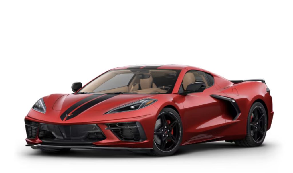 Exclusive Red Flame Corvette: Limited Edition for Japanese Market with ...