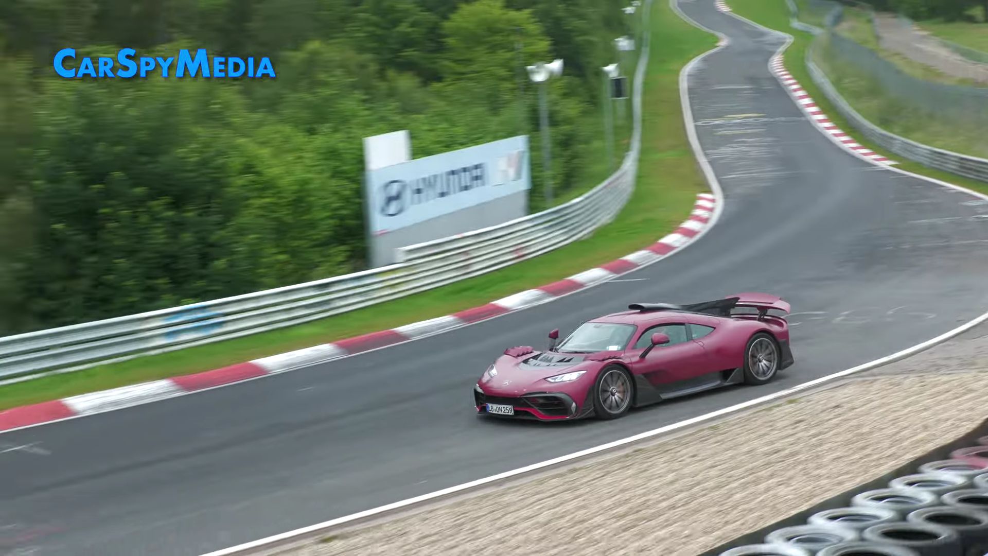 Mercedes-AMG ONE Hypercar Tests at Nurburgring