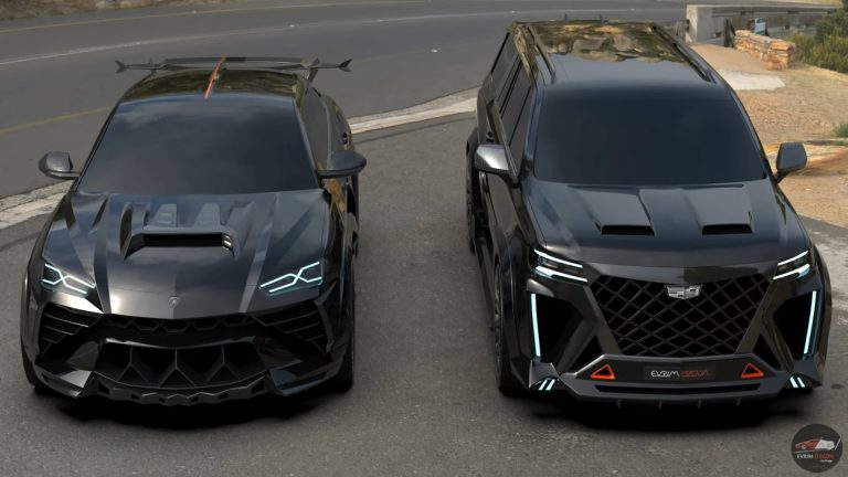 Reimagining Lamborghini Urus and Cadillac Escalade in CGI