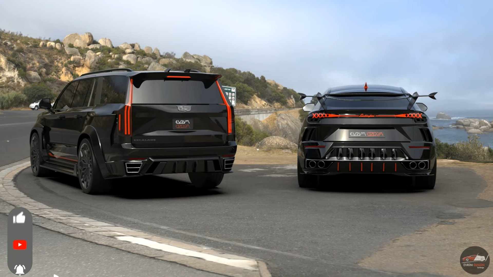 Reimagining Lamborghini Urus and Cadillac Escalade in CGI