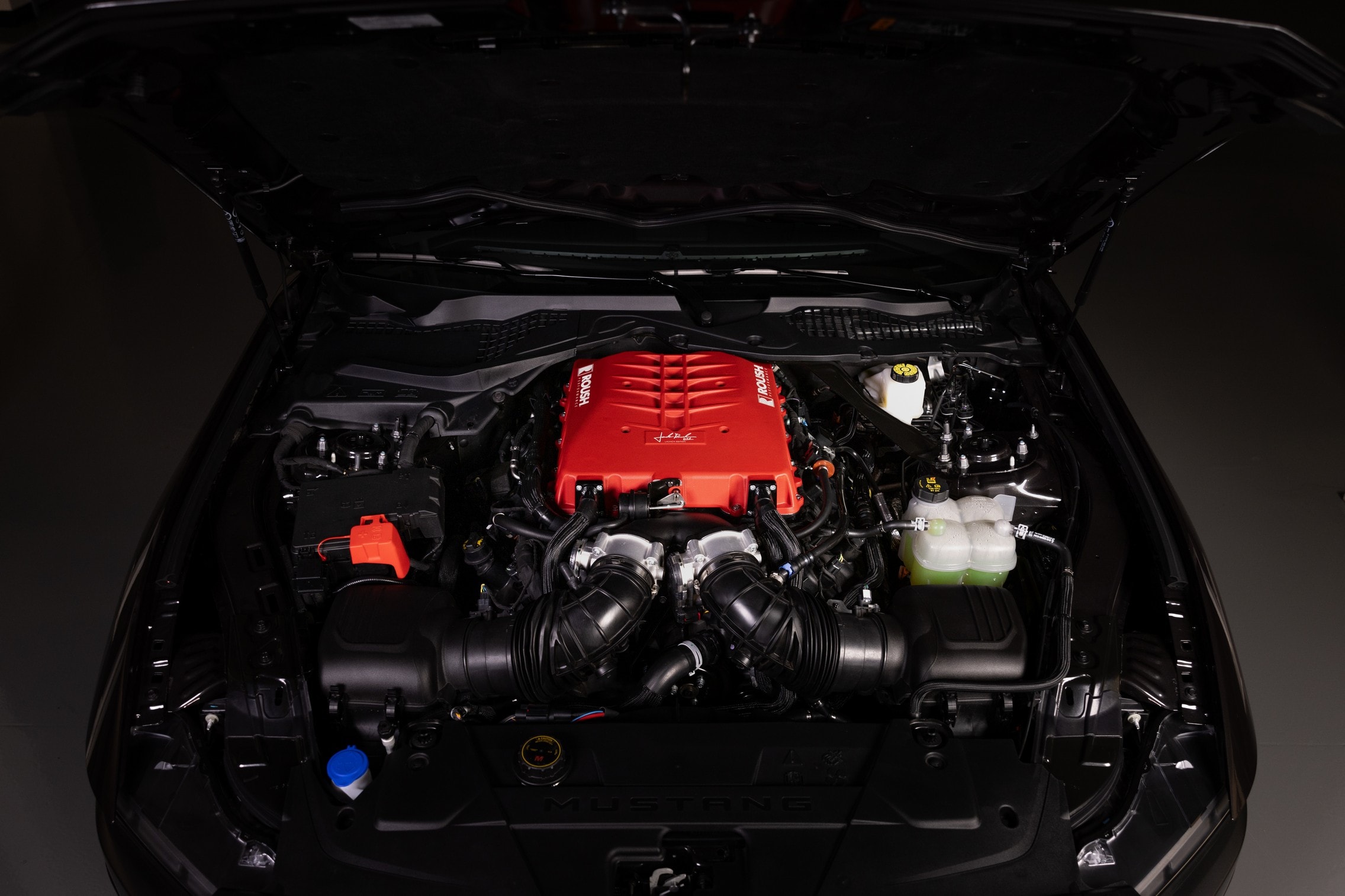 Roush Performance Supercharger Kit Transforms 2024 Mustang GT and Dark