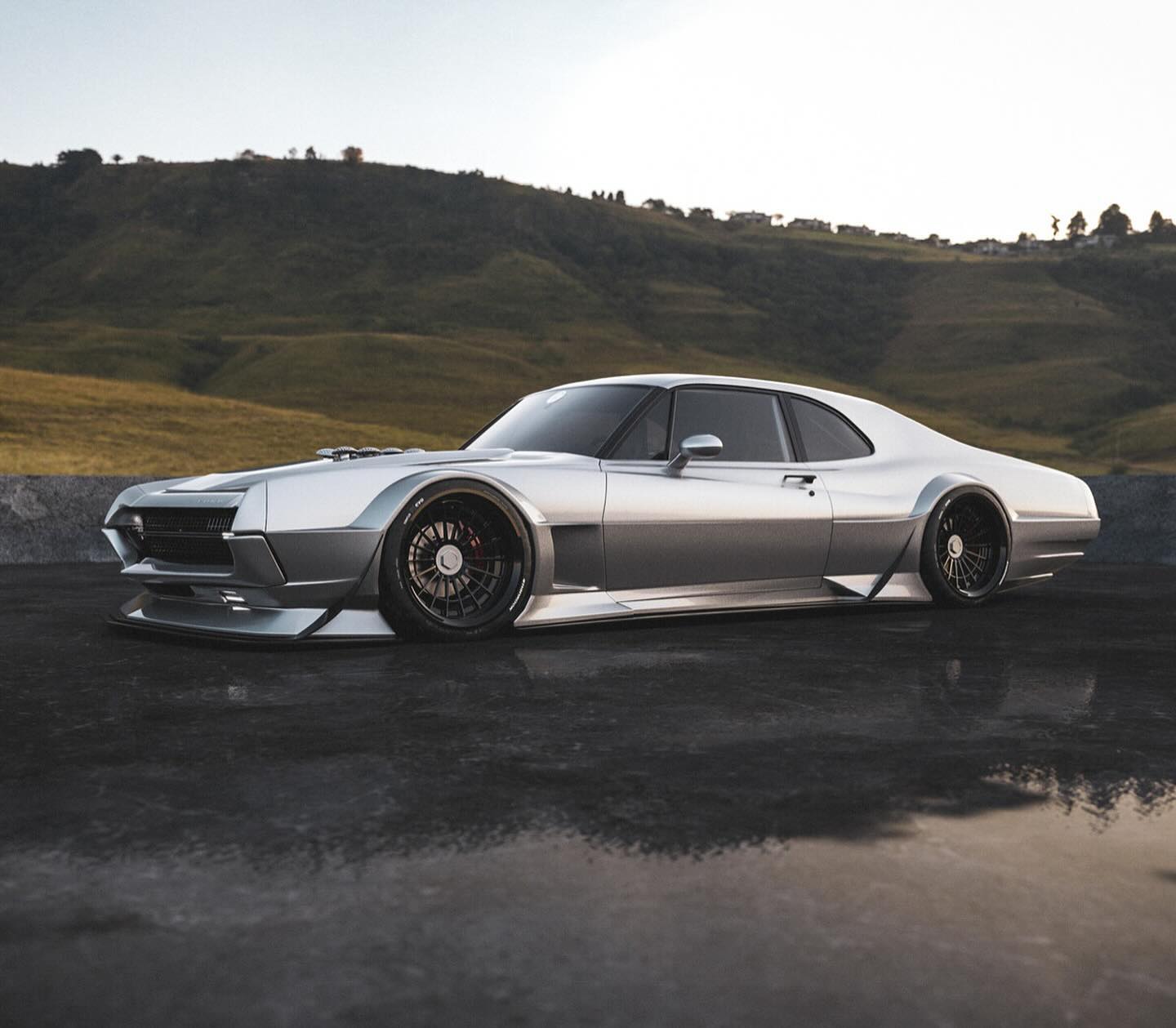 Digital Artist Rostislav Prokop Brings American Muscle Cars into the ...