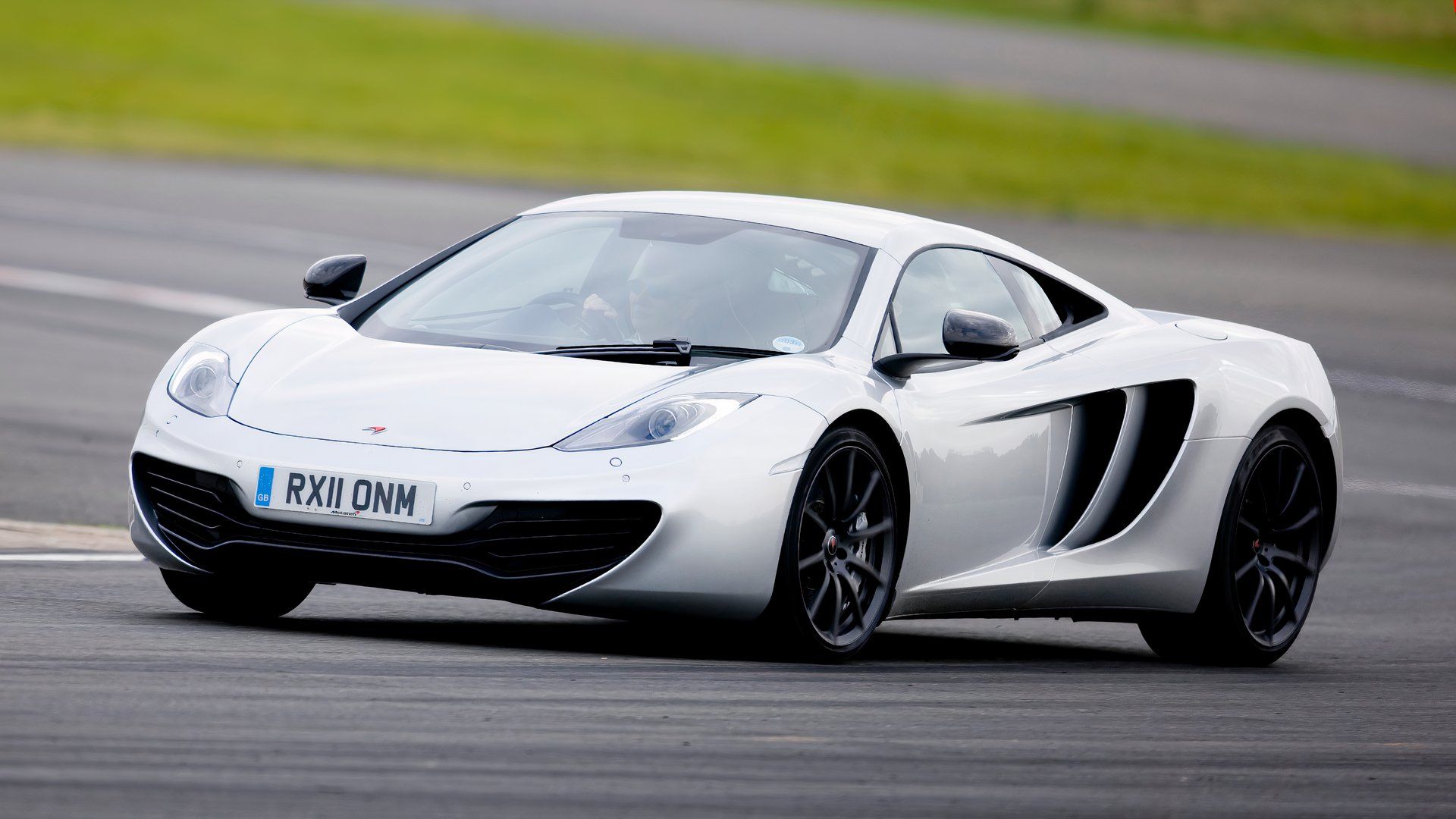 mclaren mp4 12c driving front left