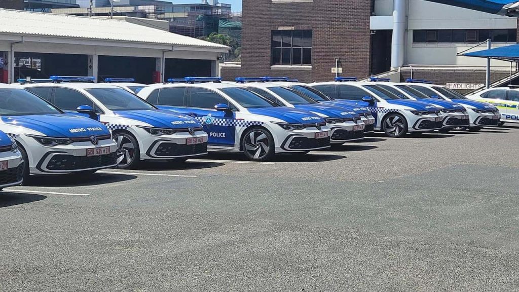 Durban Metro Police Volkswagen Golf GTIs