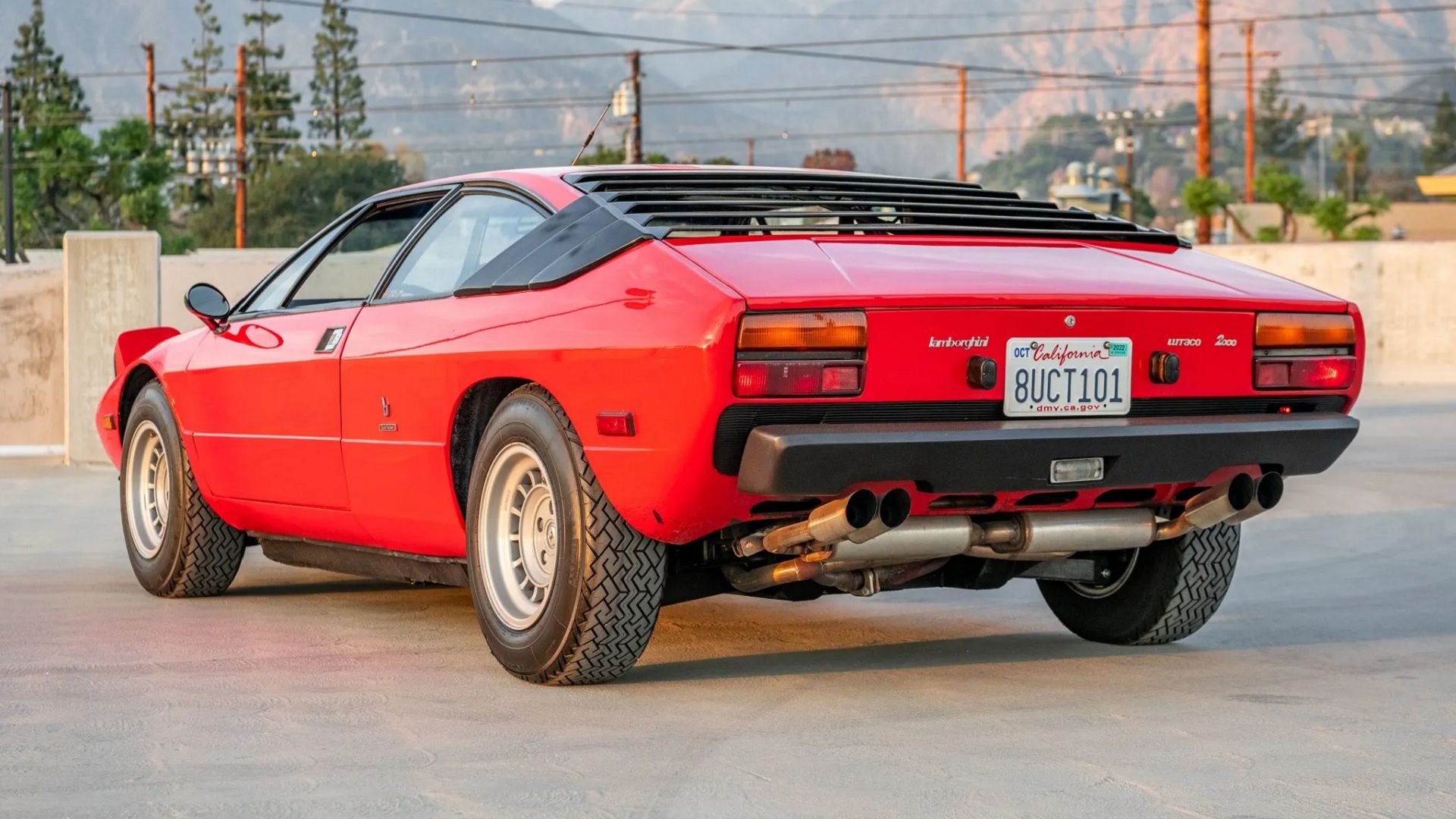 lamborghini urraco p200 rear