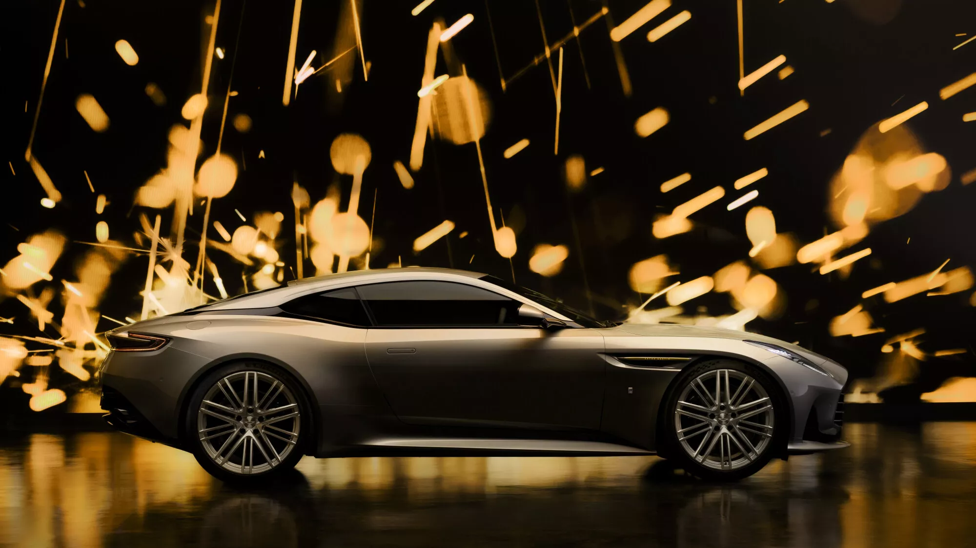 Aston Martin Celebrates 60 Years of Bond with Limited Edition DB12 Goldfinger Model1