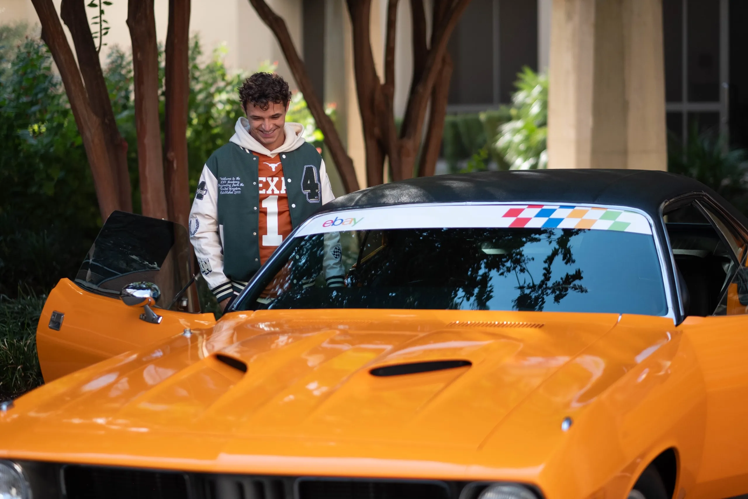 Lando Norris to Arrive at U.S. Grand Prix in Customized 1973 Plymouth Barracuda, Embracing Texas Vibes1