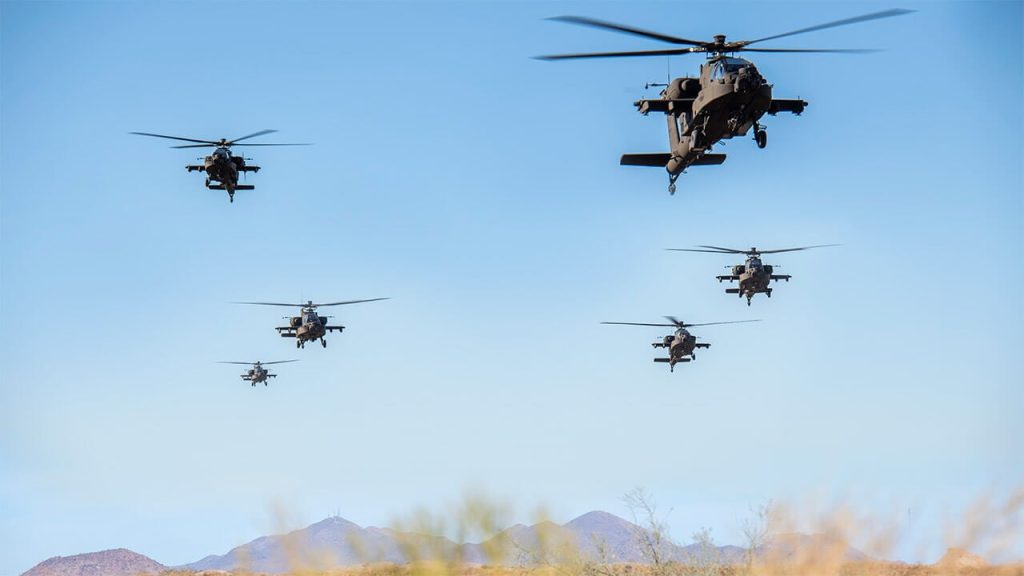 Lockheed Martin Apache Program AH-64 Apache Helicopter Upgraded with Cutting Edge Radar System and New ...