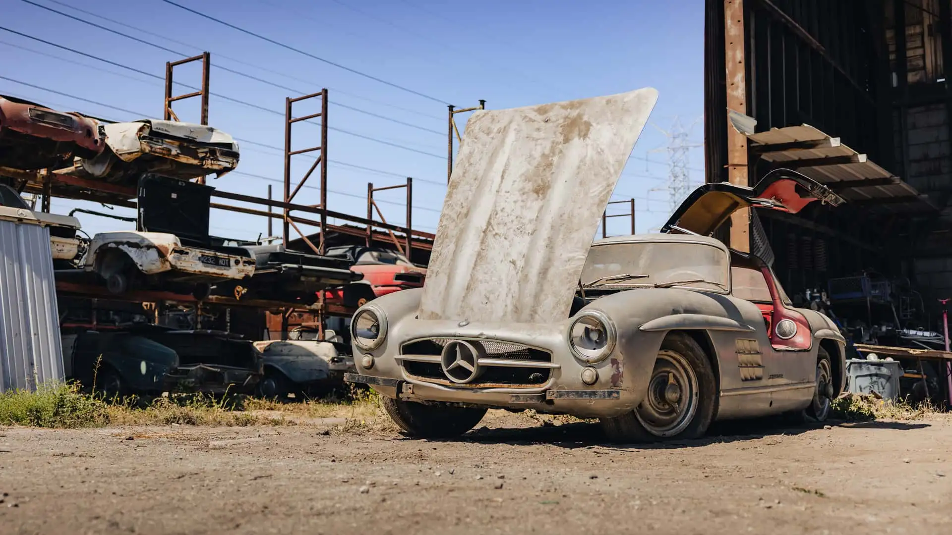 Rudi Klein's Iconic Junkyard Collection Set for Auction, Showcasing Rare Vintage Automotive Treasures1