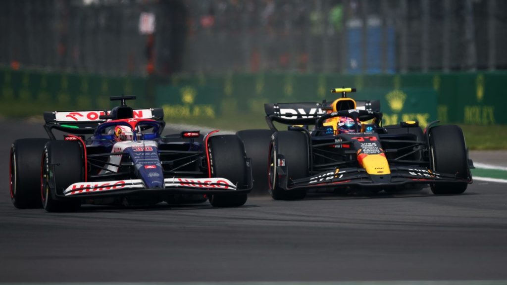 Fierce Rivalry Fierce Rivalry Ignites Again Between Liam Lawson and Sergio Perez at ...
