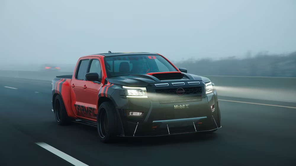 Nissan Transforms Frontier Pickup into Drift Ready Tarmac Concept with High Performance Upgrades